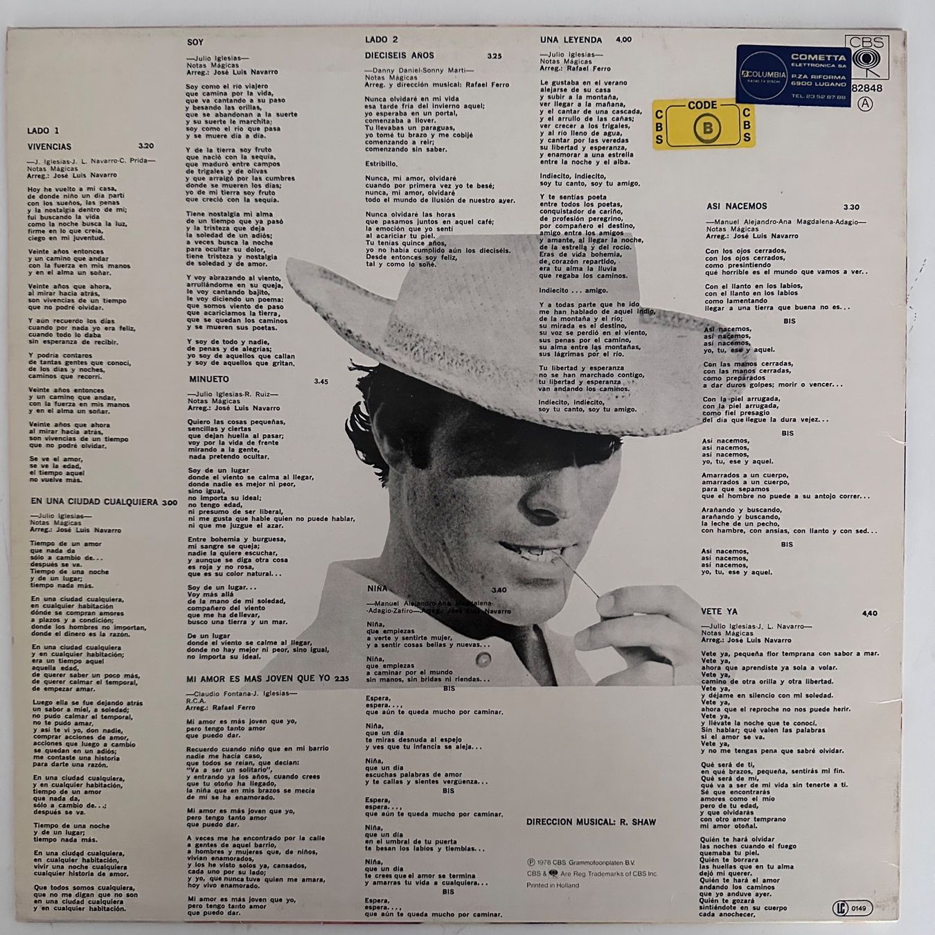 Dischi in vinile: LP - Julio Iglesias - Soy – Usato da Breganzona venduto da Onairda75 1
