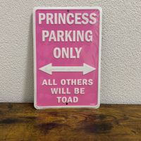 Princess Parking Only Blechschild (30x20cm) Fun-Deko B-Ware