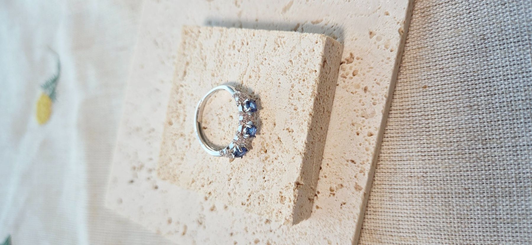 Anelli: NEW - S925 Sapphire Ring (Adjustable) – Nuovo (secondo la descrizione) da Zürich venduto da cin_wcf6 2