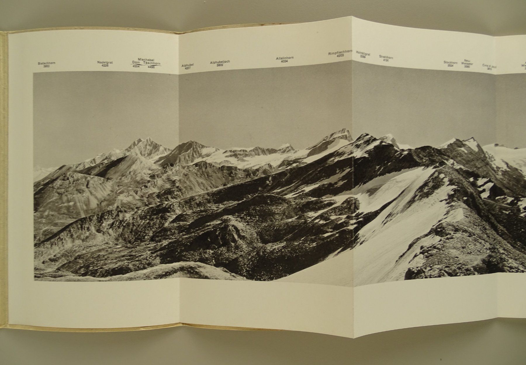 Libri: ZERMATT PANORAMA VOM GORNERGRAT – Usato da Grüningen venduto da Kartensammler 1