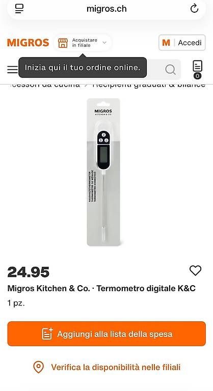 Elettrodomestici da cucina: Küchenthermometer und alkalischer Wasserfilter – Nuovo e nell'imballaggio originale da Lugano venduto da dir_5287 4