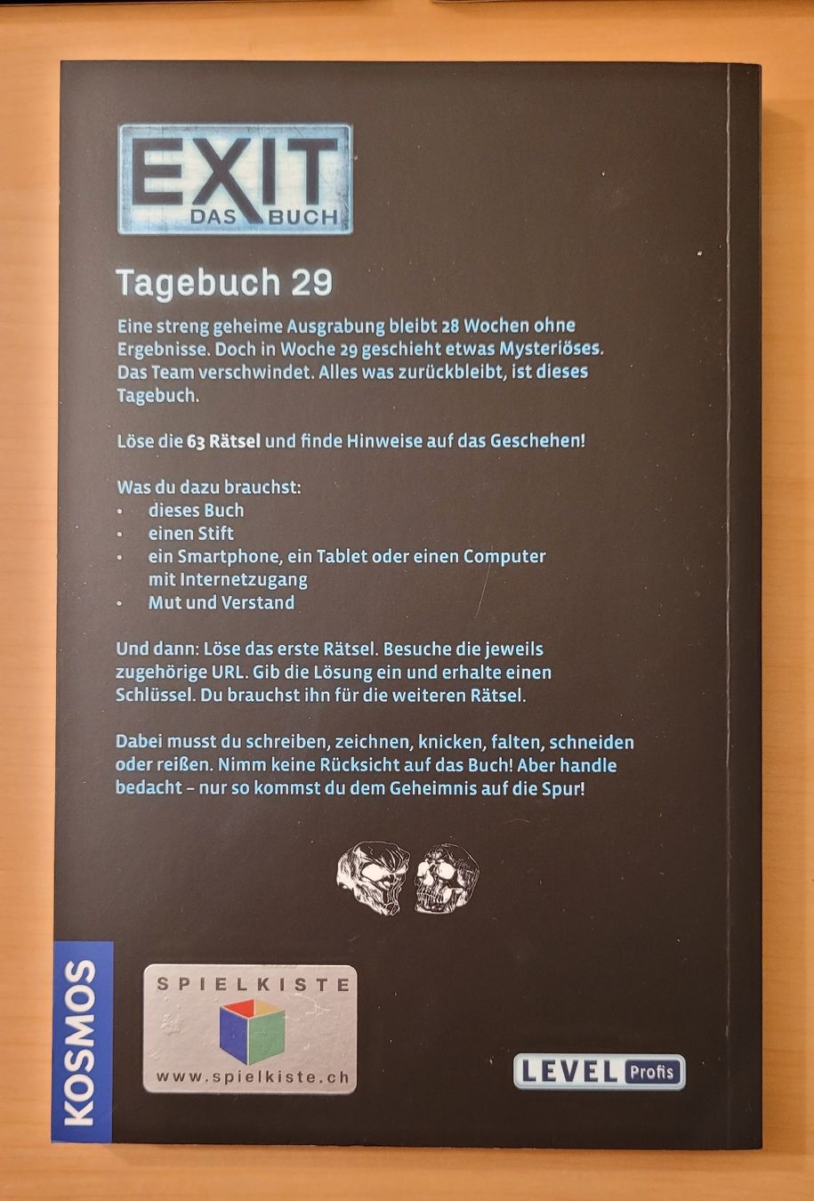 Kosmos Giochi: 3 Escap Room Büche - Escape Adventure - Exit Das Buch - NEU – Nuovo e nell'imballaggio originale da Madiswil venduto da Laubfleck 3