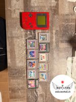 Pack Game Boy Rouge + Pokémon Argent + 9 jeux