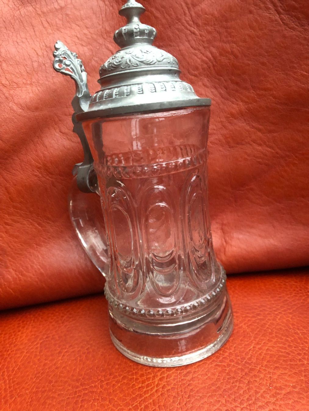 Gläser: antikes Bierglas mit Zinndeckel – Neu (gemäss Beschreibung) aus St. Gallen von Blin 2