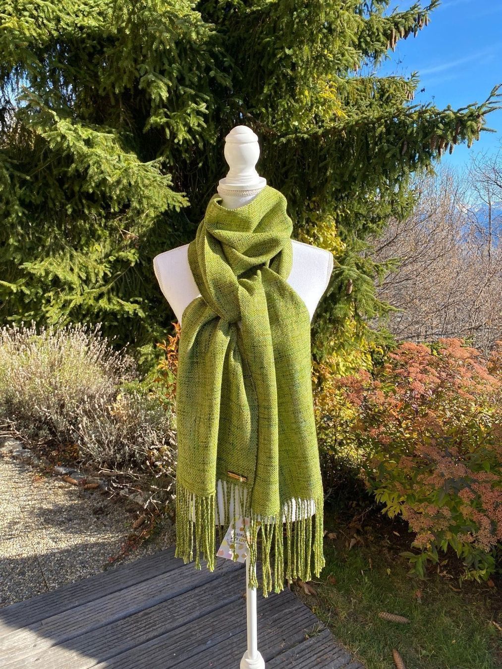 Foulards, Tücher & Schals: Neuf - écharpe Merino, soie et yak – Neu und originalverpackt aus Randogne von BonnieG 1