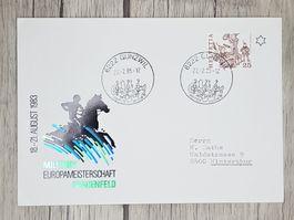 CL11 Enveloppe + Timbre Suisse 1985