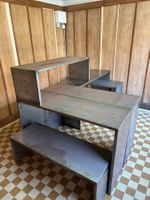 6x Theke / Ladeneinrichtung / Sideboards aus Metall – Cool!