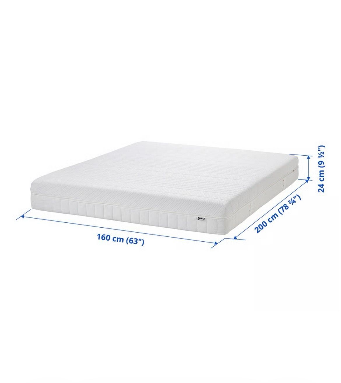 Ikea Materassi: Hybrid mattress double bed 160x200 – Usato da Bonstetten venduto da em.mo 7