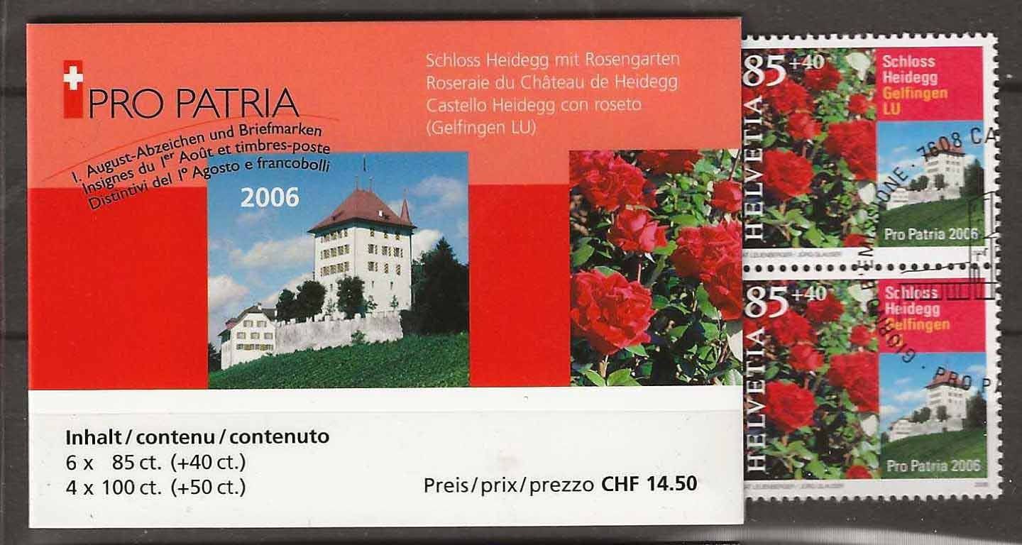 Tutti i francobolli: PPC2006 - Carnet Pro Patria 2006 1er j. – Usato da Trélex venduto da Phil_Albert