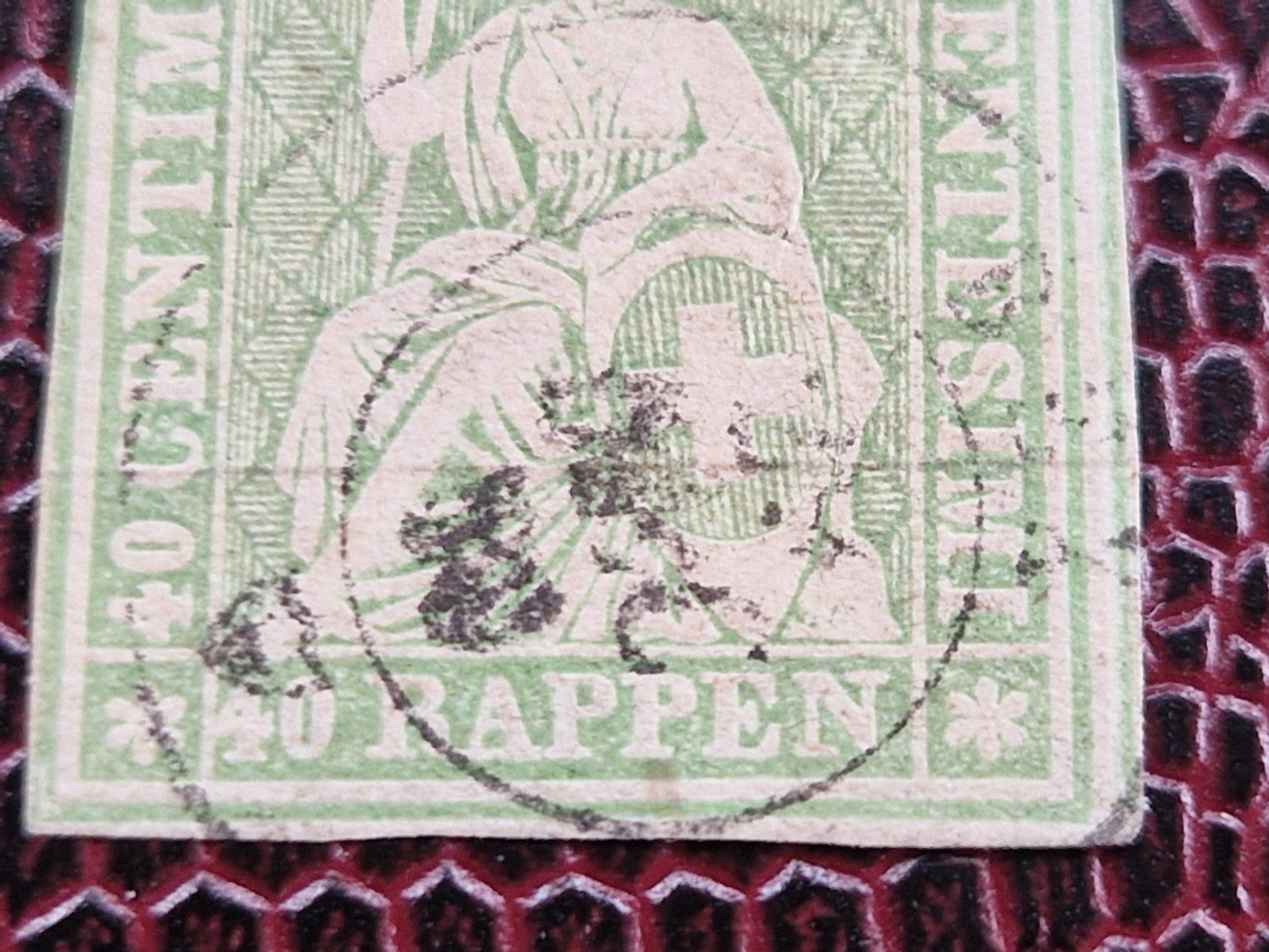 Tutti i francobolli: Strubel 26C, ab 1.- – Usato da Burgdorf venduto da Glossy01 2