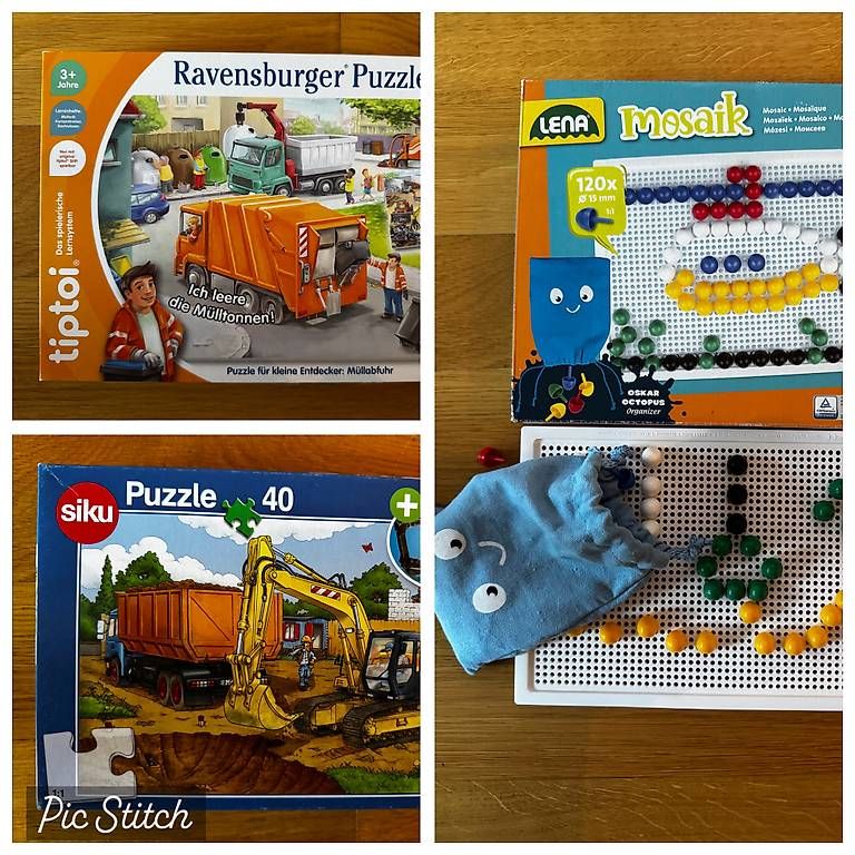 Giochi: 3 Spiele / Puzzle für Kinder  – Usato da Zürich venduto da Supersampler