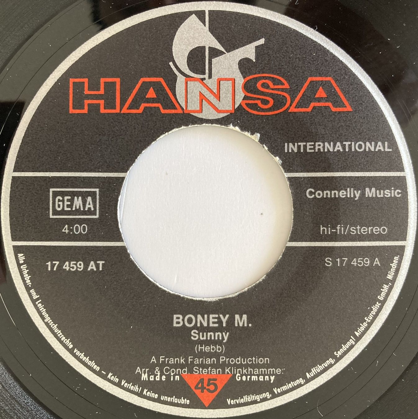 Vinyles: BONEY M. - SUNNY – D'occasion à Bottens par hotter-than-hell 2
