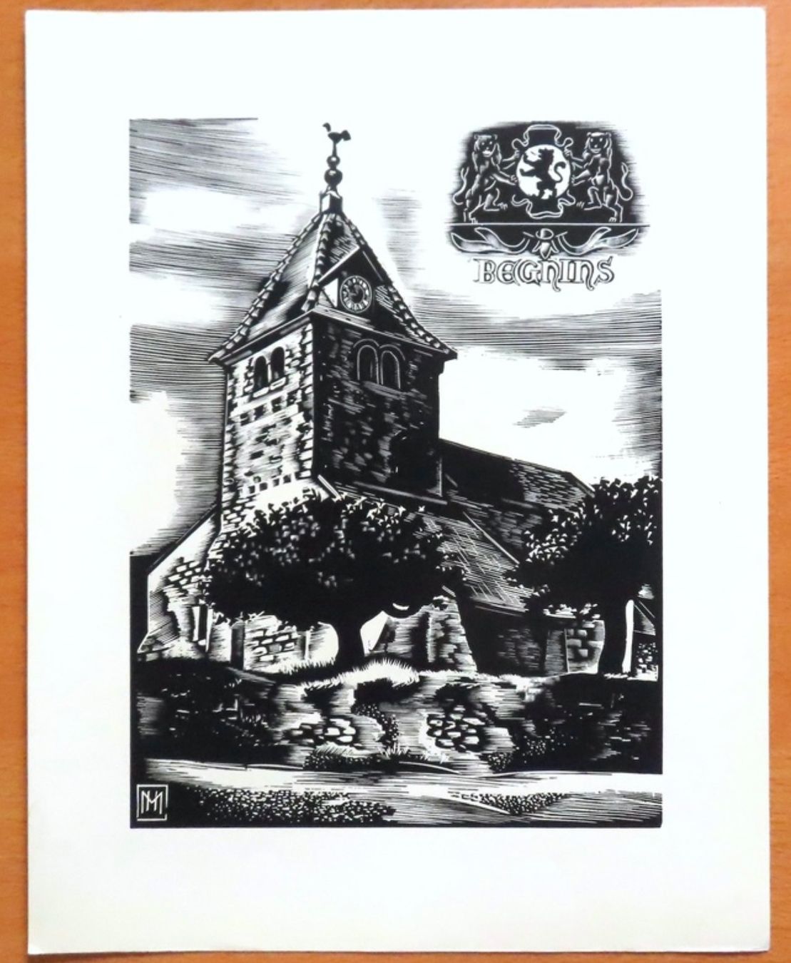 Incisioni: Henry Meylan - Eglise de Begnins – Usato da Le Locle venduto da LibrairieLaBergerie