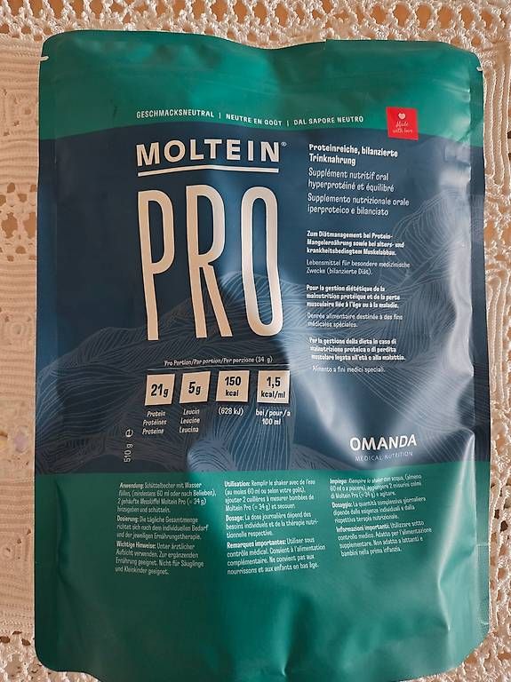 Lebensmittel & Spezialitäten: Moltein Pro – Neu und originalverpackt aus Uzwil von SuBo