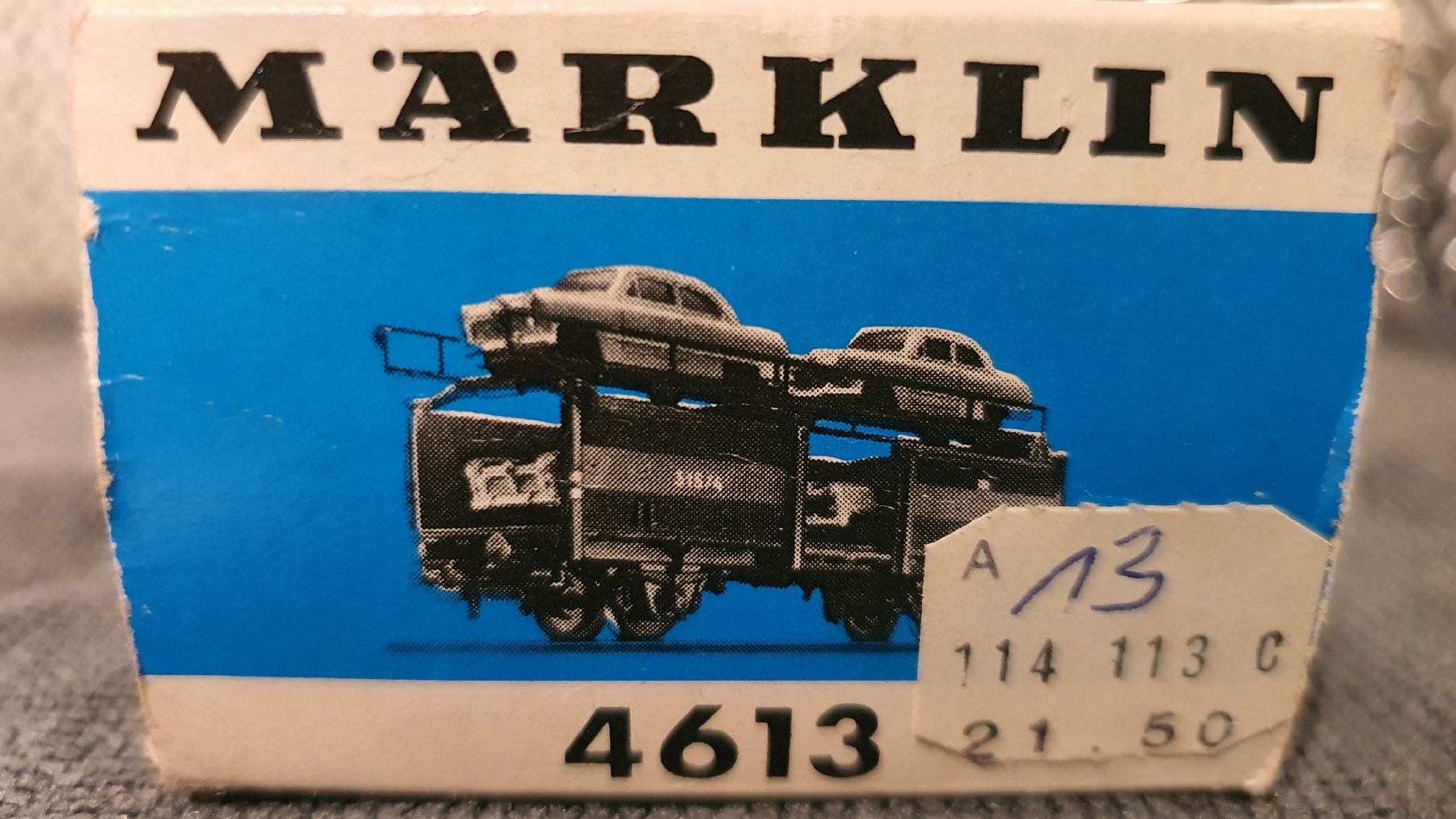 Märklin Modellini di ferrovie: MÄRKLIN  4613 GÜTERWAGEN  – Usato da Männedorf venduto da Modellbau-wyss 4