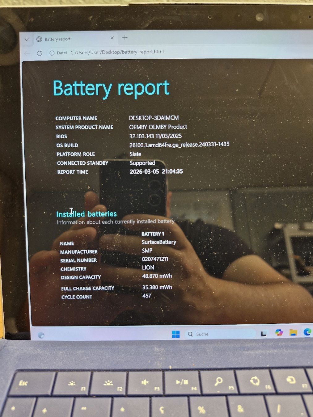 Microsoft Notebook: Microsoft Surface Pro 7+ – i5 11th Gen DEFEKT  – Difettoso da Adliswil venduto da SaveElektro 5