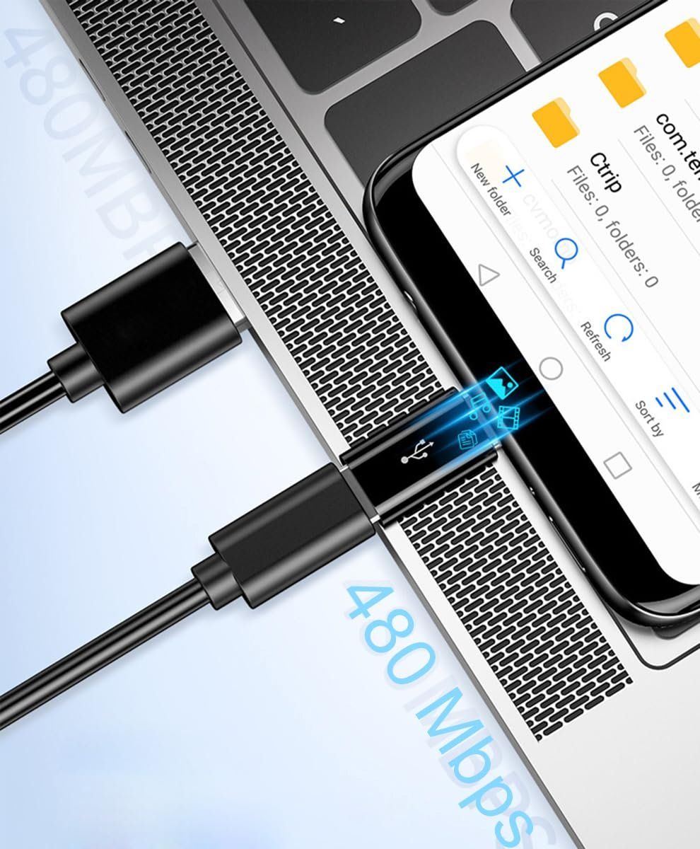 Lecteurs & Adaptateurs: iphone 16 pro max - 2x Adaptateurs Micro USB à type C – Neuf avec emballage d'origine à Morges par DigiAC 4
