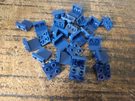 lego 44728 lot de 25 pièces Dark Blue Bracket 1 x 2 - 2 x 2