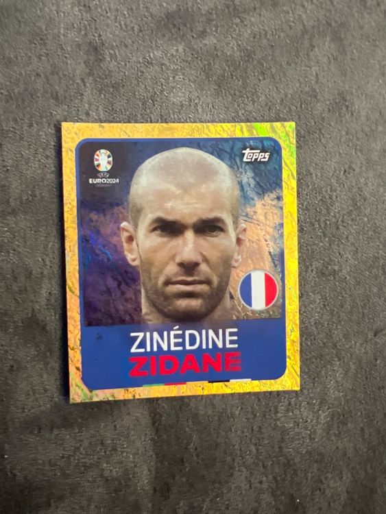 Topps Euro 2024 LEGENDE GOLD Zinedine Zidane LEG 8 Acheter sur Ricardo