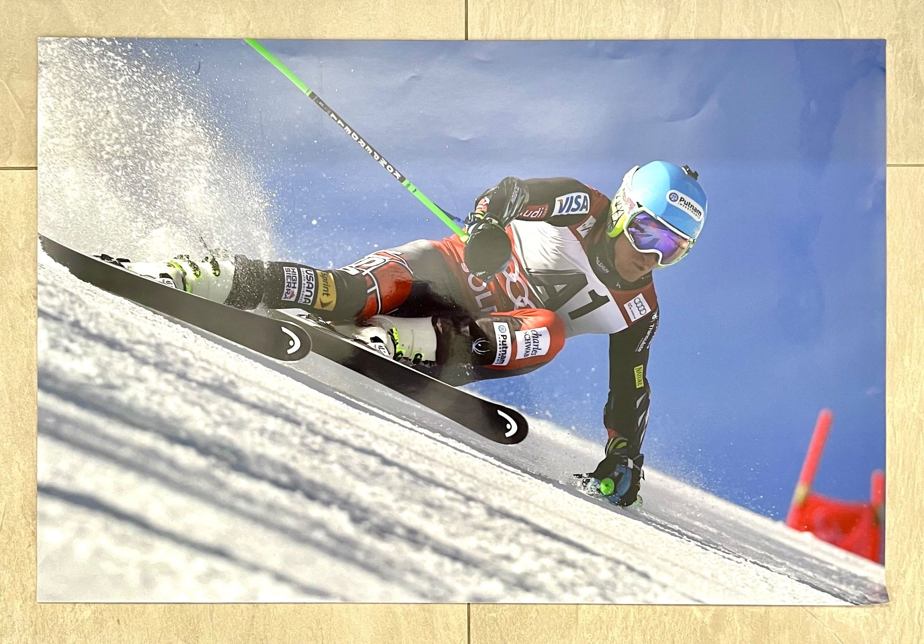 Poster & Bilder: Ted Ligety Poster Ski 76x51cm – Gebraucht aus Inwil von TheSwissEagle