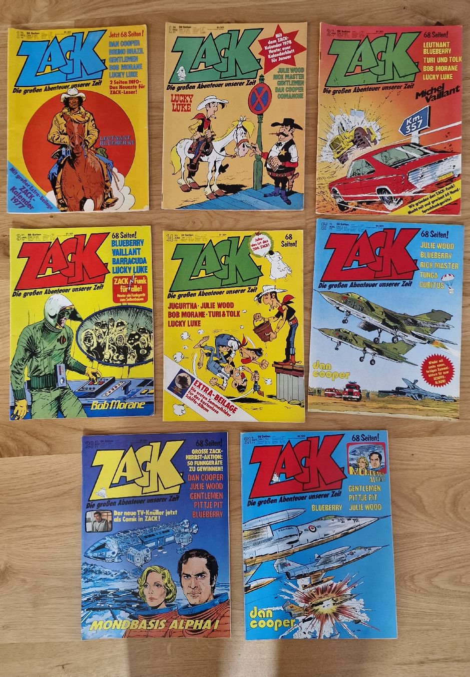 Fumetti: ZACK Comic Sammlung - Lucky Luke, Blueberry u.a. Top! – Usato da Gossau SG venduto da ush_db7j