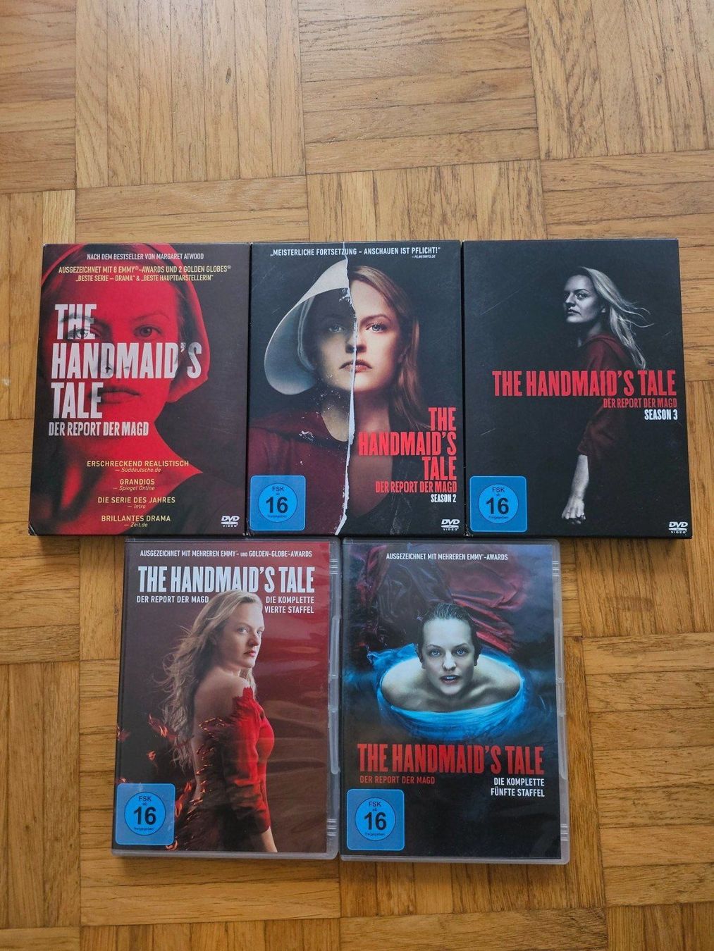 Alle DVDs: Report der Magd Staffel 1-5 DVD – Gebraucht aus Landquart von Spirit6