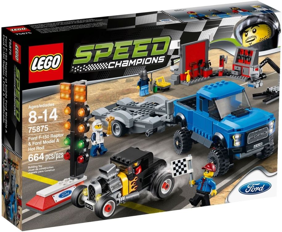 LEGO Speed Champions Ford F-150 Raptor Ford Model A Hot Rod (Gebraucht ...