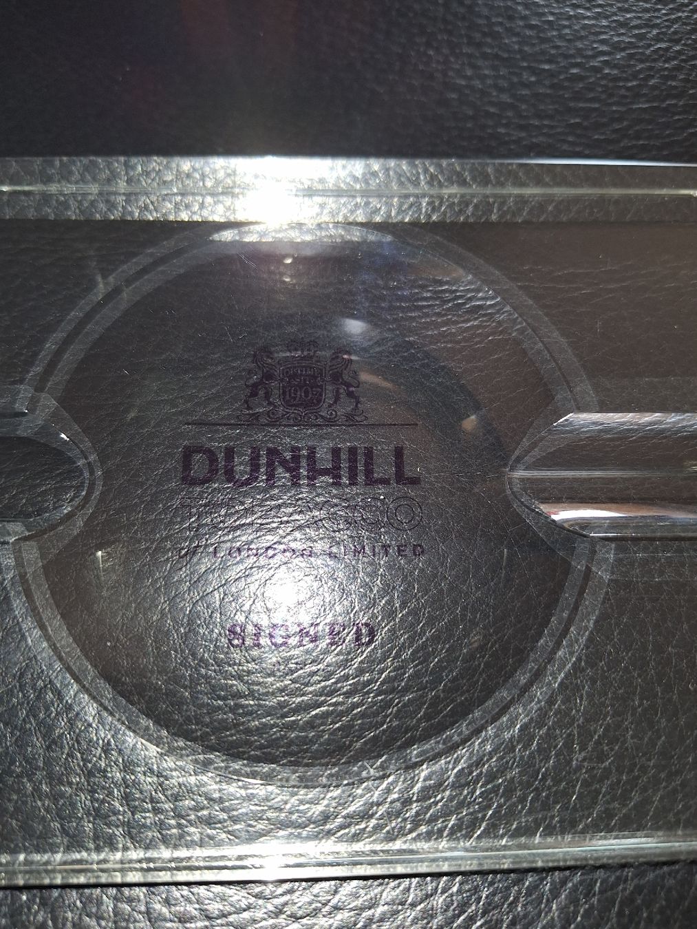 Dunhill Portacenere: Edler Dunhill Aschenbecher aus Glas. – Usato da Mellingen venduto da Aegert5 3