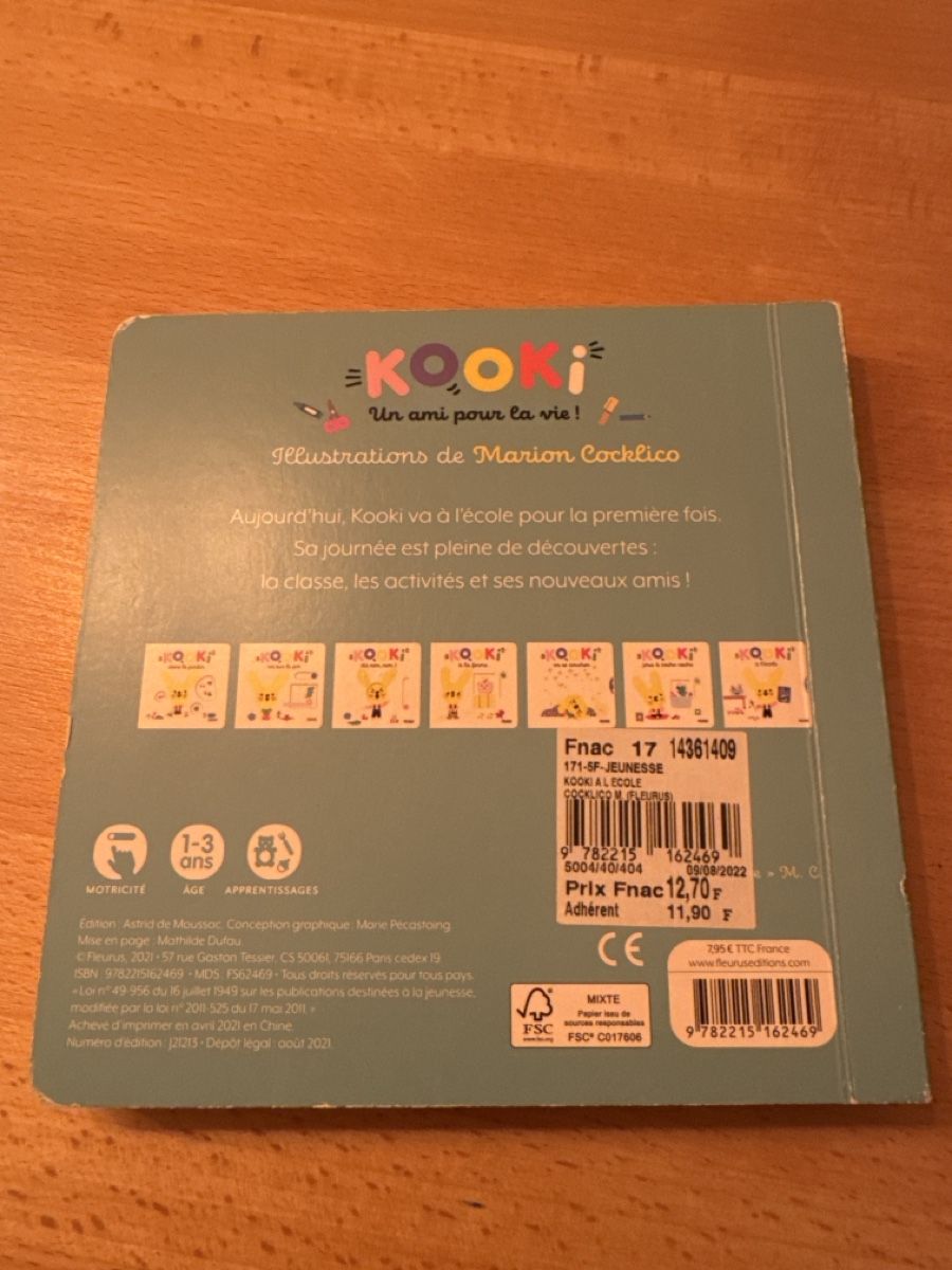 Bücher: Kooki à l'école KinderBuch – Gebraucht aus Birmensdorf ZH von DinoC13 1