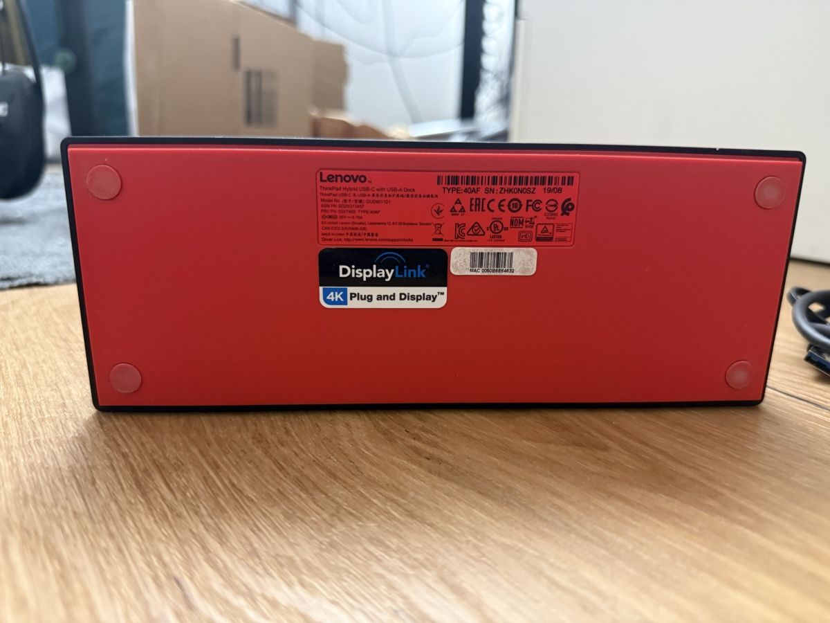 Lenovo Docking station: Lenovo ThinkPad Universal Docking Station 40AF 4K Plug and D – Usato da Aarau venduto da jes_z5w9 2