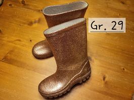 Gummistiefel 29 mit Glitzer