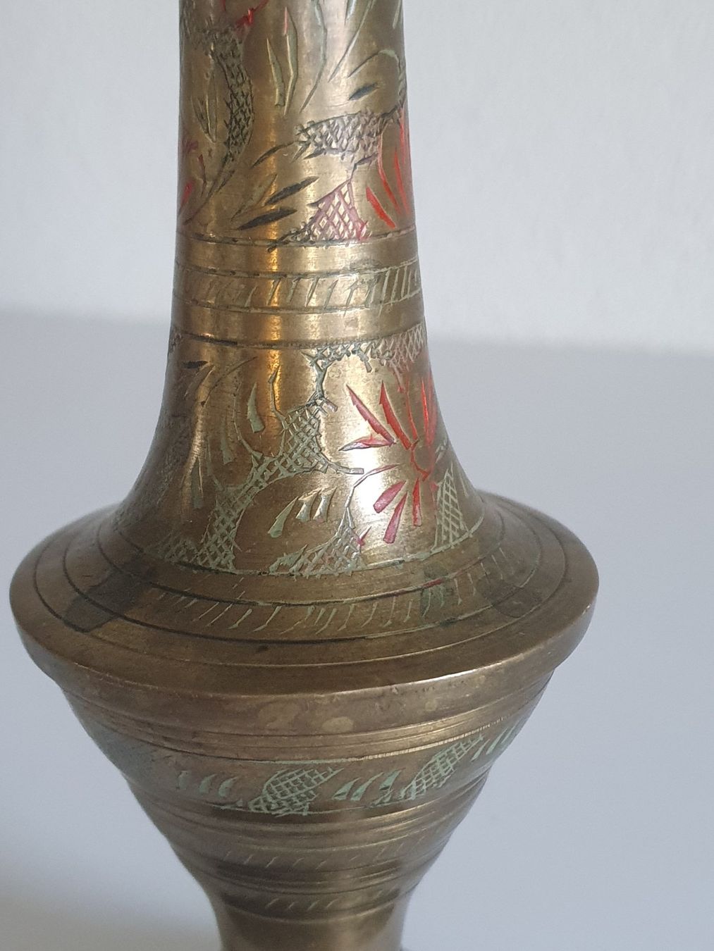 Portacandele: Vintage Blumenvase Messing – Usato da Giswil venduto da online-Brockenhaus 1