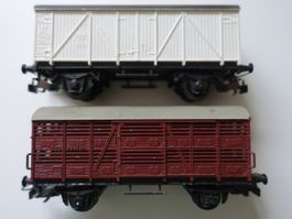 KLEINBAHN No. 320 & 327/ ÖBB Kühlwagen u. Kleinviehwagen