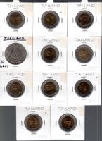 Thailand coins 11 stück 2004 UNZ