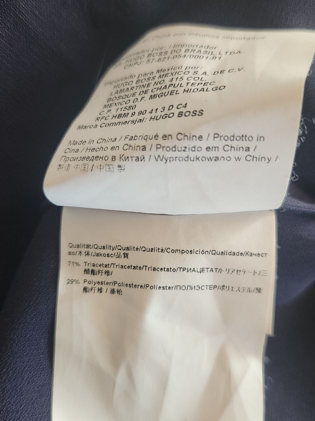 Hugo Boss Vestiti: Robe Bleu  nuit Hugo Boss - - Taille 40 – Usato da Niedergösgen venduto da Eva2410 6