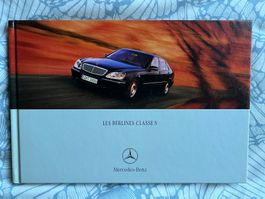 Brochure Mercedes Les berlines Classe S 02/2001 - Etat neuf