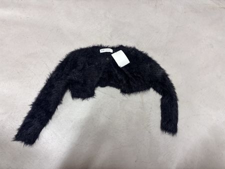 H&M Kinder Bolero Gr. 98/104 Schwarz Kuschelig Warm Herbst/W