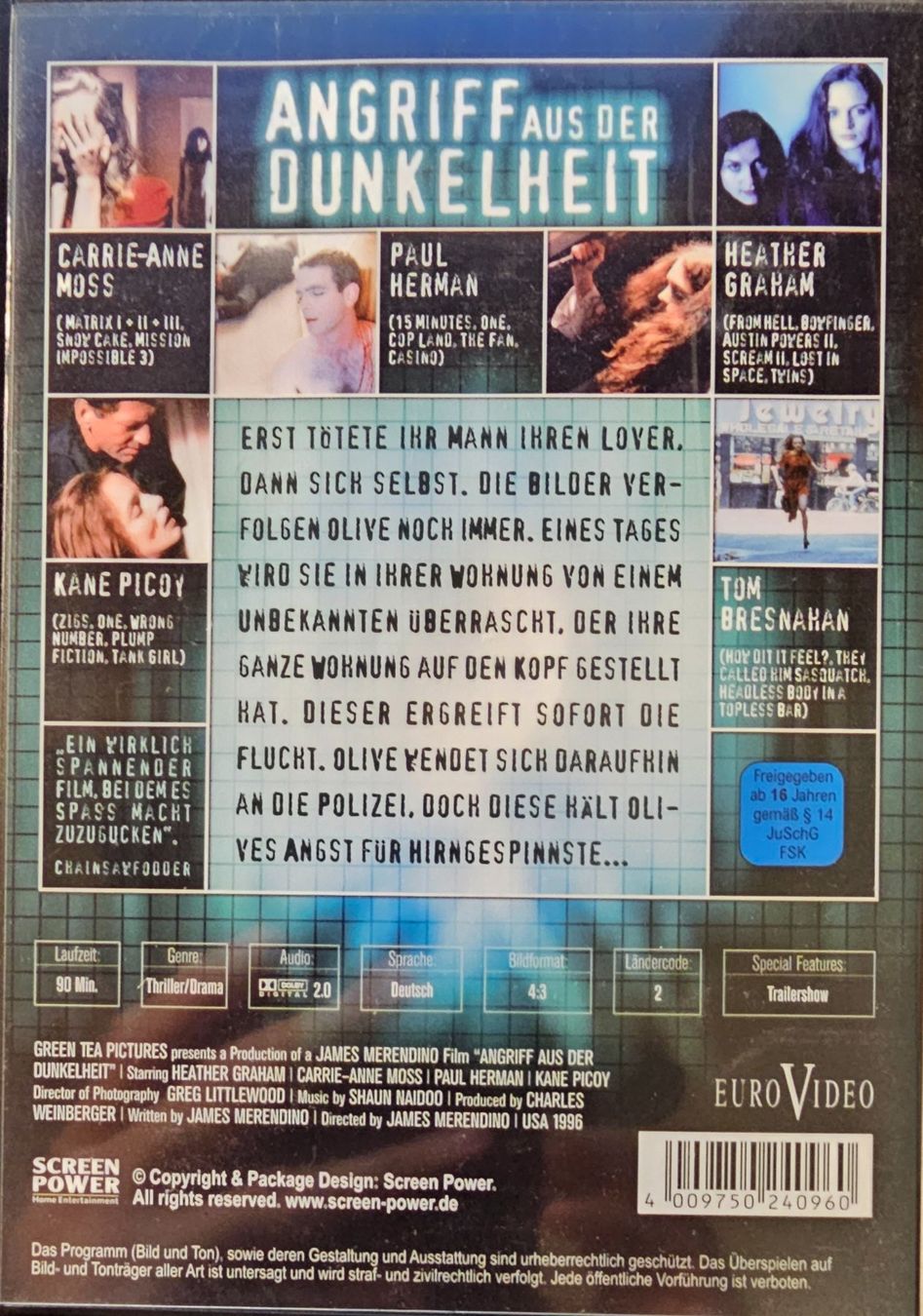 Tutti i DVDs: Angriff aus der Dunkelheit – Usato da Wahlen b. Laufen venduto da Cg10 1