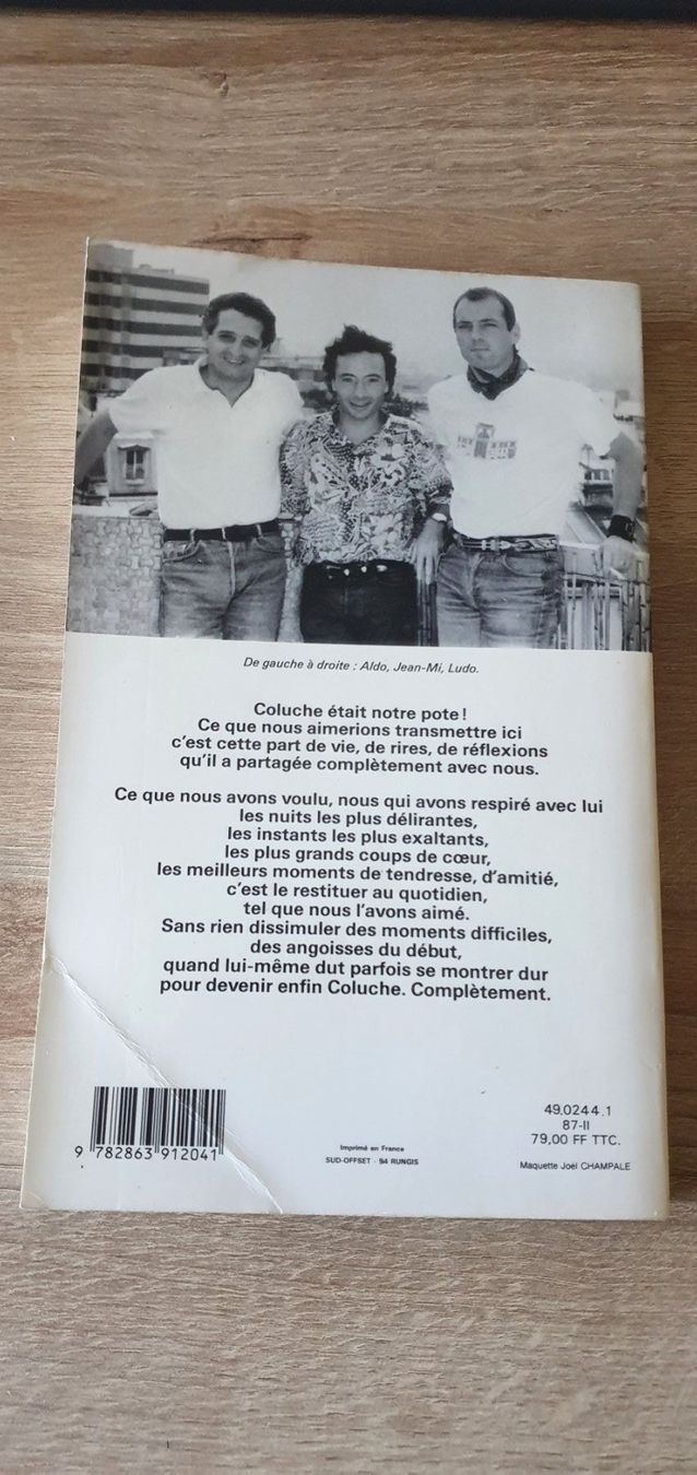 Libri: Coluche "A cœur et à cris" – Usato da Moutier venduto da gvmv 1