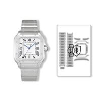 Schutzfolie für Cartier Santos Großes Modell WSSA0018 uvm.
