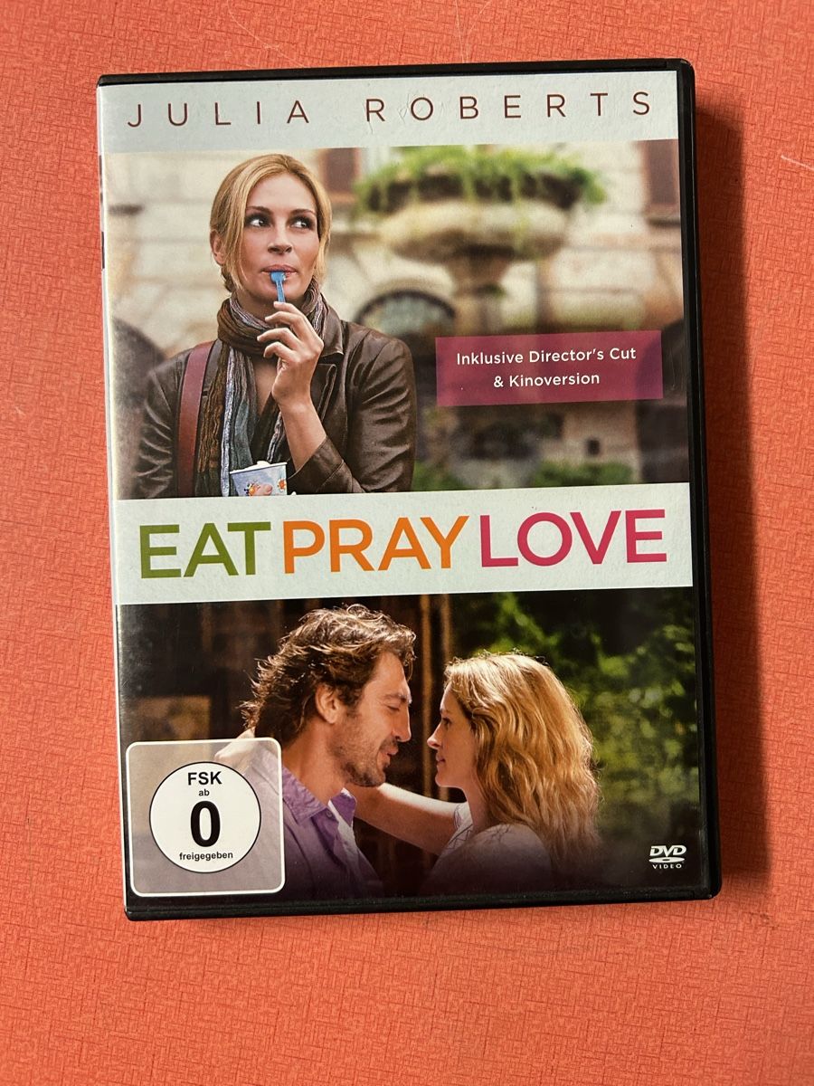 Tutti i DVDs: DVD Eat Pray Love - Julia Roberts. – Usato da Lanzenhäusern venduto da vic63