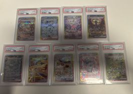 Pokémon Terastal Festival ex Eeveelutions PSA 10 Set JP
