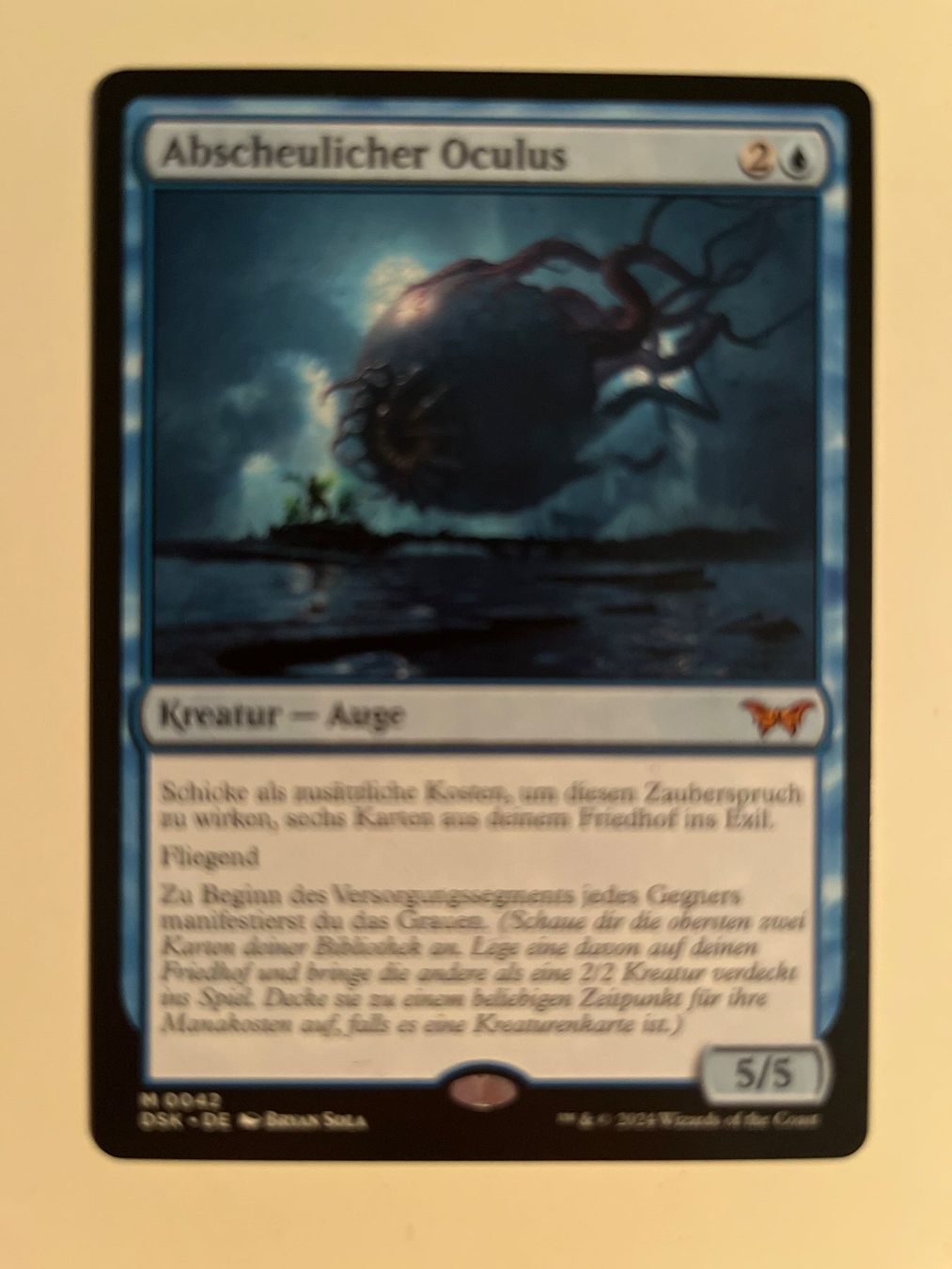 Magic The Gathering Carte collezionabili: 1 x Abscheulicher Oculus - Magic: The Gathering - MtG – Usato da Kriens venduto da Shadi1980