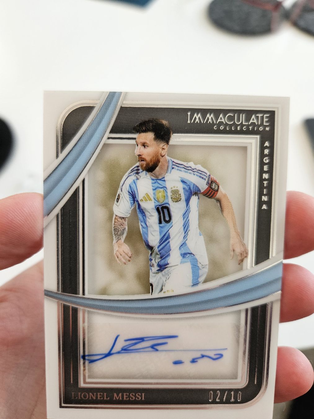 Panini Cartes à collectionner: Panini Immaculate Lionel Messi Argentinien Autogramm 02/10 – Neuf (Voir description) à Baar par phi_6xdh 1