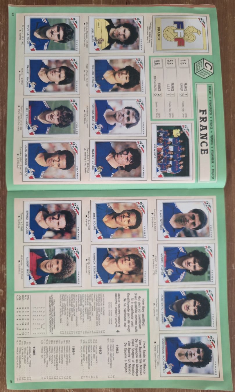 Panini Album: Album Mexique 86 Panini complet – Usato da Courtion venduto da RuiBraga 6