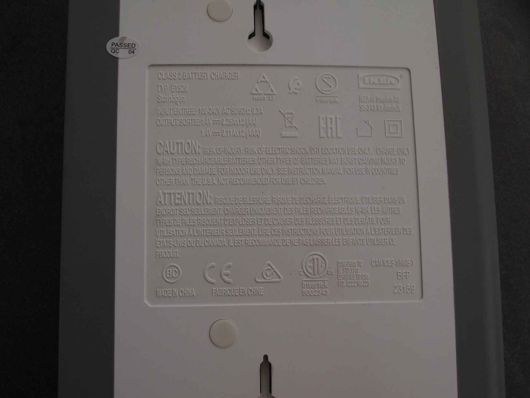Ikea Caricatori & Batterie: Chargeur de piles intelligent – Usato da Plan-Les-Ouates venduto da Sky17 3