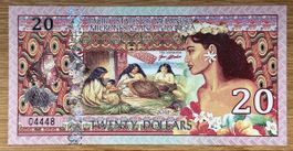 20 Dollars Polynesien 2018!!! Fantasy Banknote!!! UNC!!!