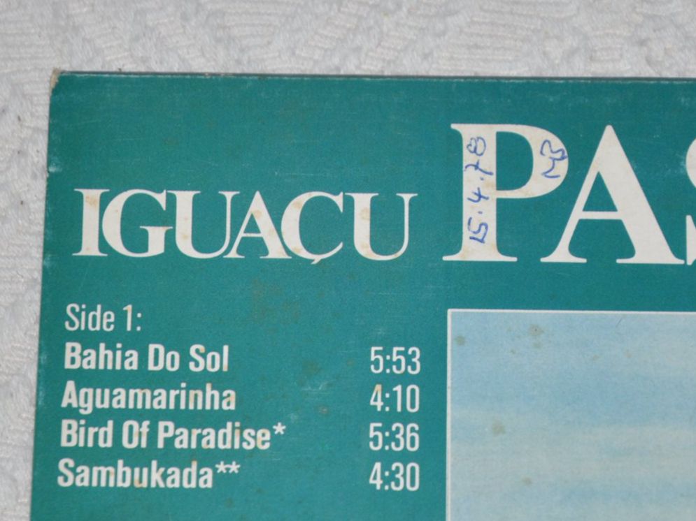 Dischi in vinile: LP Passport - Iguaçu – Usato da Boll venduto da Theodora15 2