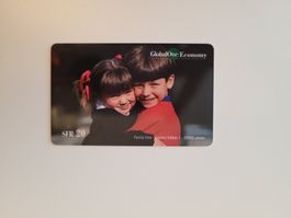 Telefonkarte GlobalOne Economy Limited Edition family time