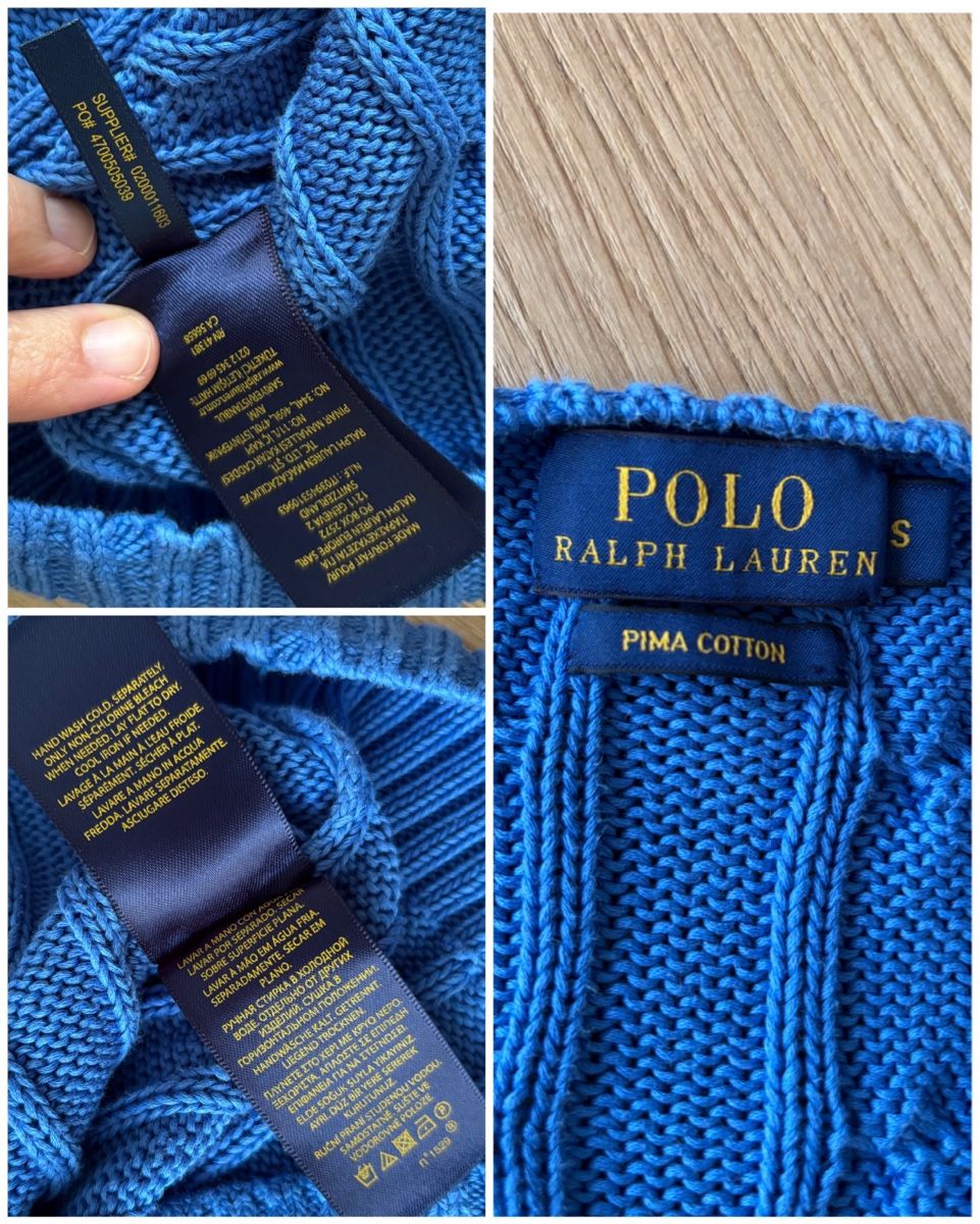 Ralph Lauren Maglioni & Felpe: RALPH LAUREN Cable-knit cotton Pullover S/36 – Usato da Zürich venduto da Angela_Fashion_Lover 9